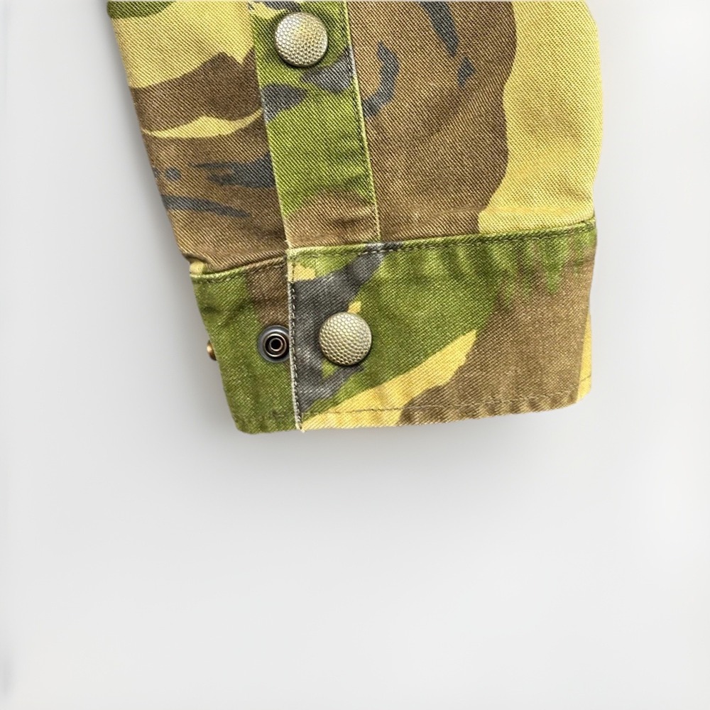Marquardt + Schulz Military Jacket Mens XL Green Camo Dutch DPM Field Shirt 1992 - Picture 5 of 15